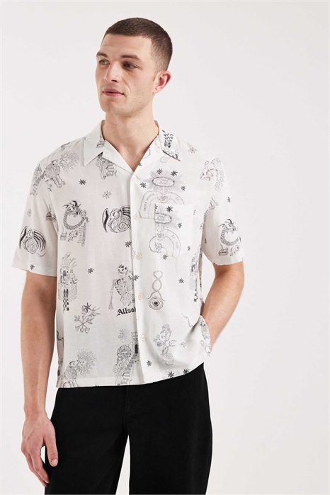 Рубашка Terra с коротким рукавом и принтом артикул 154893574