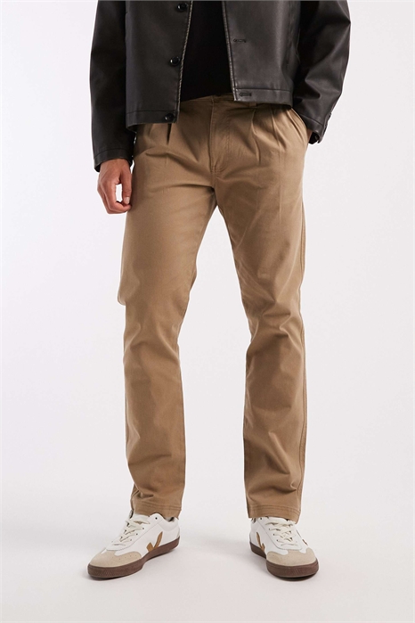 Брюки-чино свободного кроя артикул 154140081