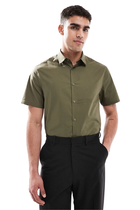 Классическая рубашка, не требующая глажки артикул 140044288