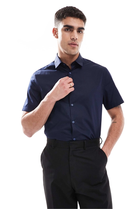 Классическая рубашка, не требующая глажки артикул 140044333