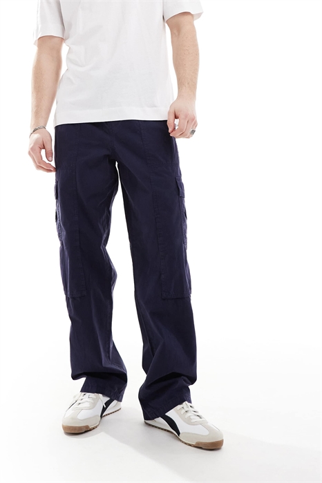 Брюки-карго с широкими брючинами артикул 140701487