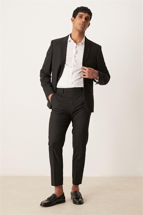 Брюки зауженного кроя артикул 137241357