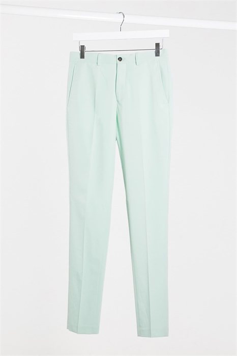 Брюки классического кроя премиум-класса, приталенный крой, мятный цвет артикул 1688522