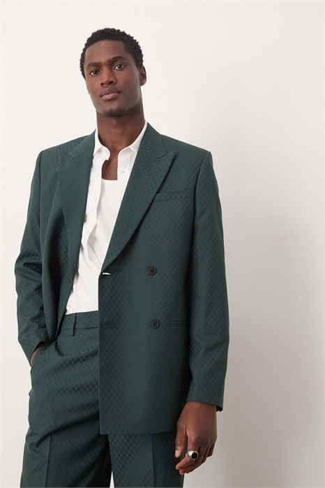 Двубортный пиджак классического кроя артикул 135642782