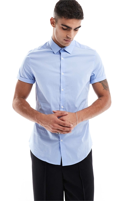 Рубашка для работы, облегающего кроя артикул 117768234