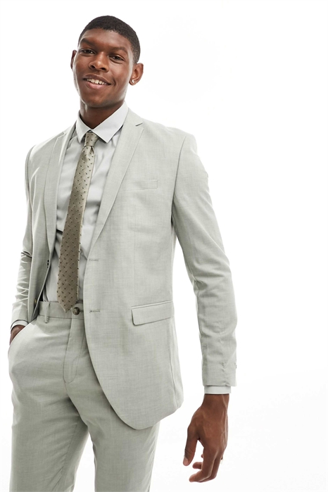 Пиджак премиум-класса с зауженным кроем артикул 127254207