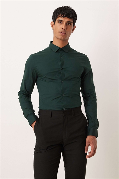 Классическая рубашка-скинни артикул 140044298