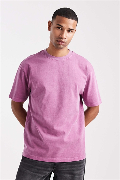 Футболка свободного кроя из плотной ткани артикул 150368800