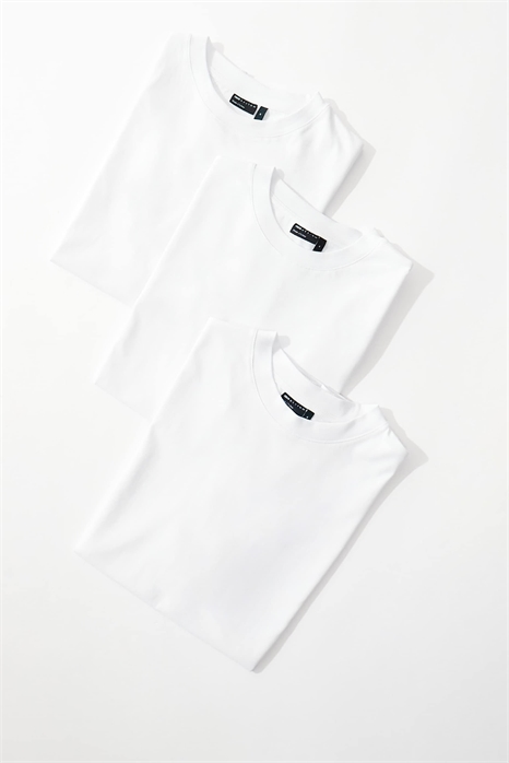 Набор из 3-х футболок с круглым вырезом в стиле «релакс» артикул 149596160