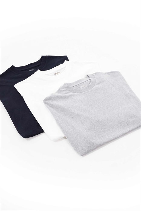 Набор из 3-х футболок свободного кроя Essentials артикул 146739510