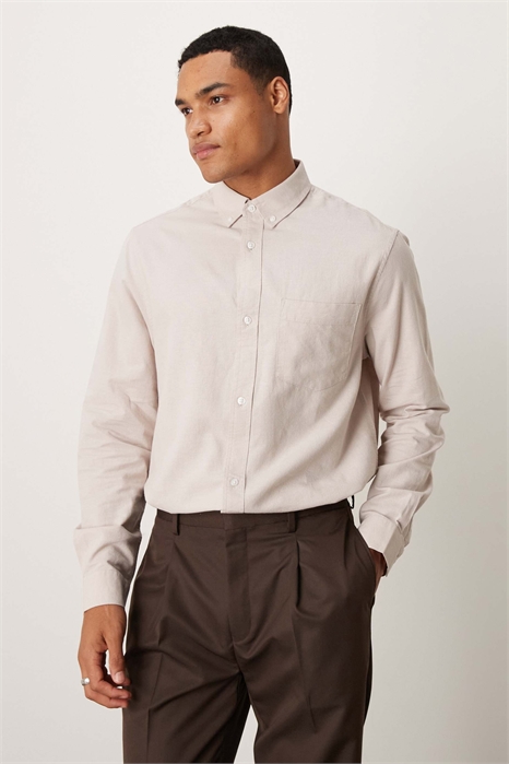 Рубашка классического кроя Oxford артикул 141218639