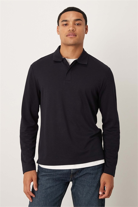 Поло с длинными рукавами артикул 151558794