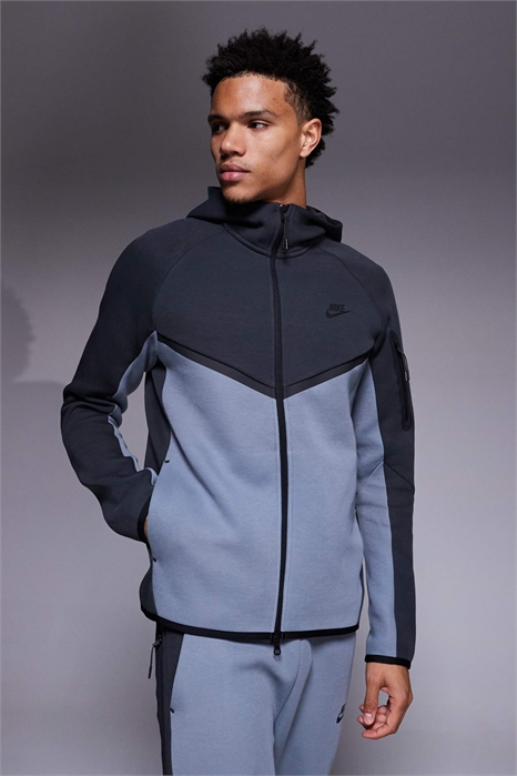 Толстовка из технического флиса с капюшоном и полной застежкой-молнией артикул 147143663