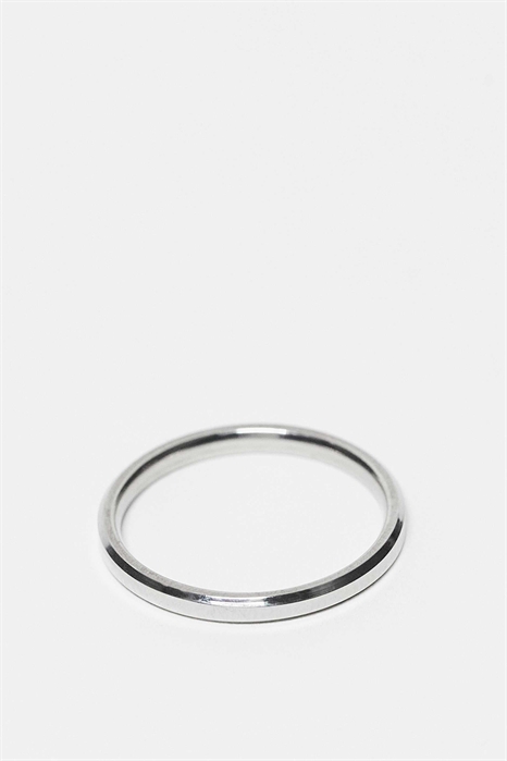 Кольцо с тонкой ободкой шириной 2 мм артикул 152381686