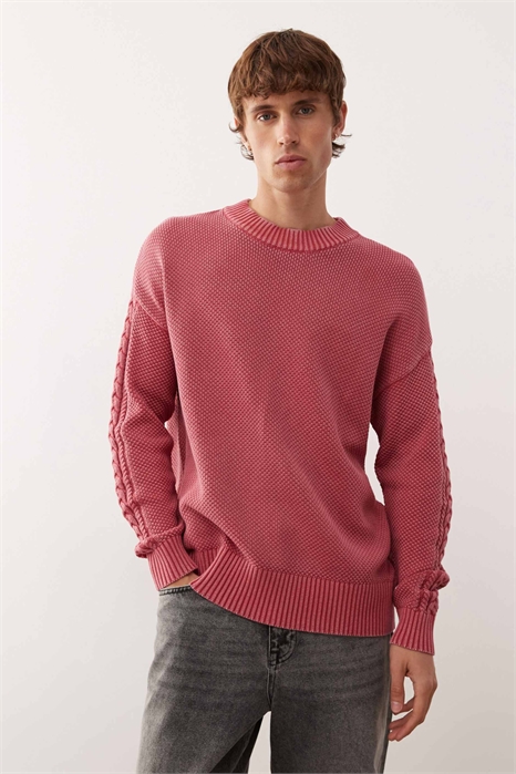 Свитер с круглым вырезом артикул 143022893