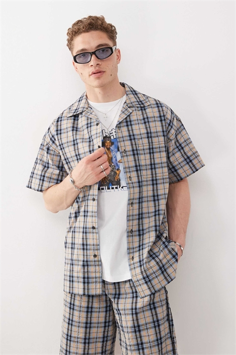 Рубашка с короткими рукавами артикул 142435140