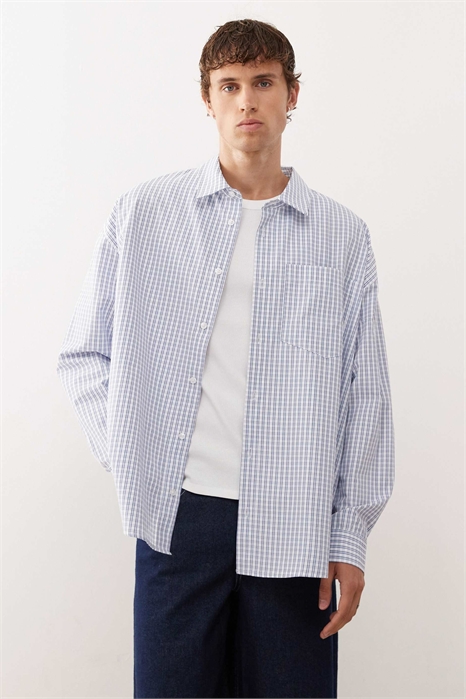 Рубашка для скейтбординга прямого кроя с длинными рукавами артикул 149140073