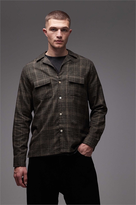 Рубашка в клетку артикул 152940756