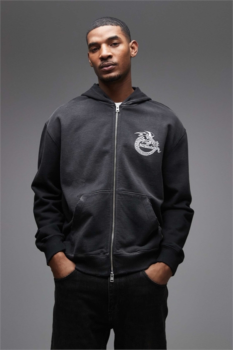 Толстовка с капюшоном Terra на молнии и графическим логотипом артикул 154893655