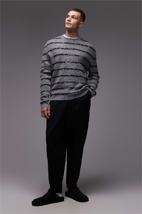 Свитер с расцветкой в полоску артикул 150230690