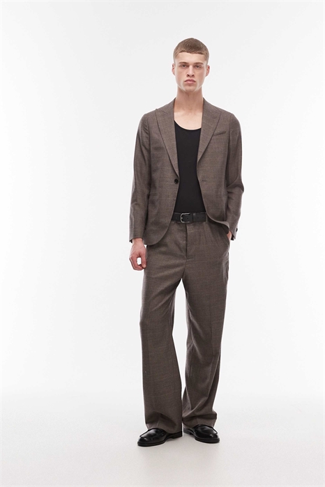 Брюки классического кроя из смешанной шерсти Clover co-ord артикул 154766305