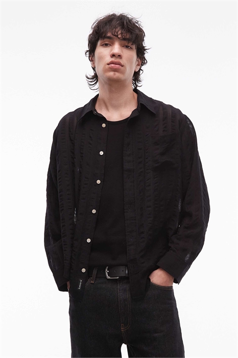 Рубашка из прозрачной ткани Lanner артикул 152940714