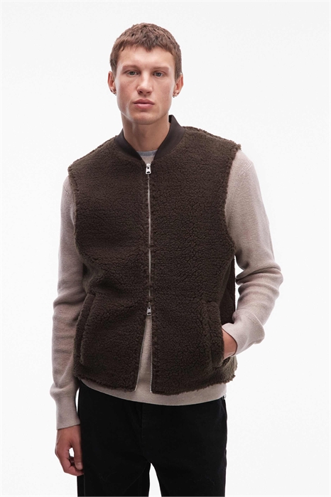 Логитичный жилет с логотипом Haven в зеленом цвете - KHAKI артикул 150230602