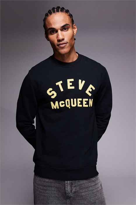 Свитшот с логотипом Стива Маккуина, выполненным цепным швом артикул 154707820