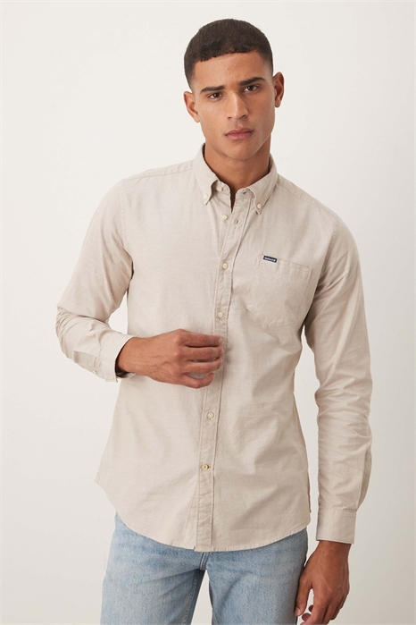 Рубашка-оксфорд от Marsden с индивидуальным покроем артикул 150171337