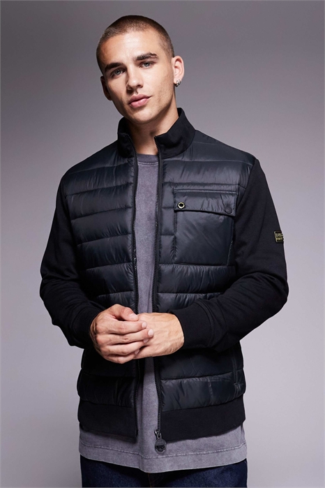 Свитшот Heysham с стеганым узором, черный артикул 150171315