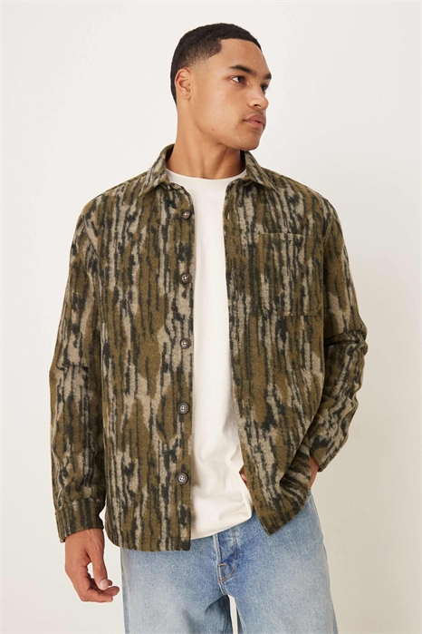 Свободная рубашка из смешанной шерсти от Boldon артикул 150171292