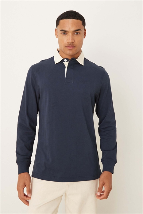 Рубашка для регби Howtown темно-синего цвета — NAVY артикул 150171398