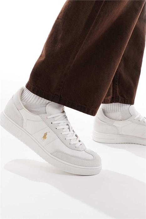 Кроссовки из замши и кожи артикул 148784928