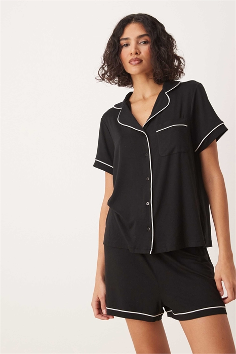 Набор из сверхмягкой рубашки с короткими рукавами и шорт-пижамы артикул 151783953