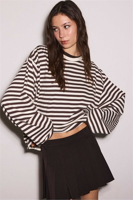 Мини-юбка с складками артикул 156340761