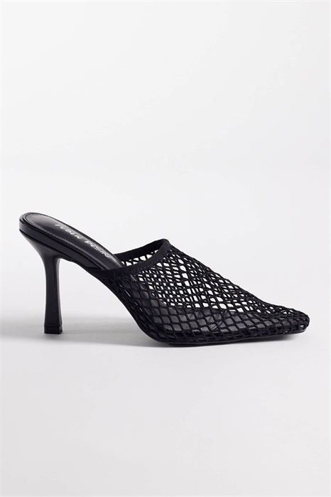 Туфли-муле с сетчатым верхом и каблуком Ada артикул 154630271