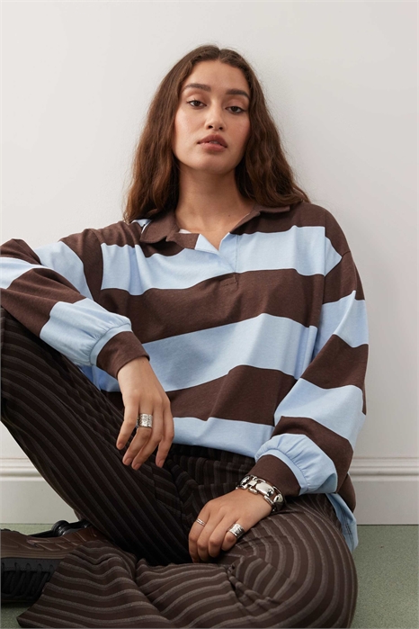 Футболка для регби в полоску артикул 150783611