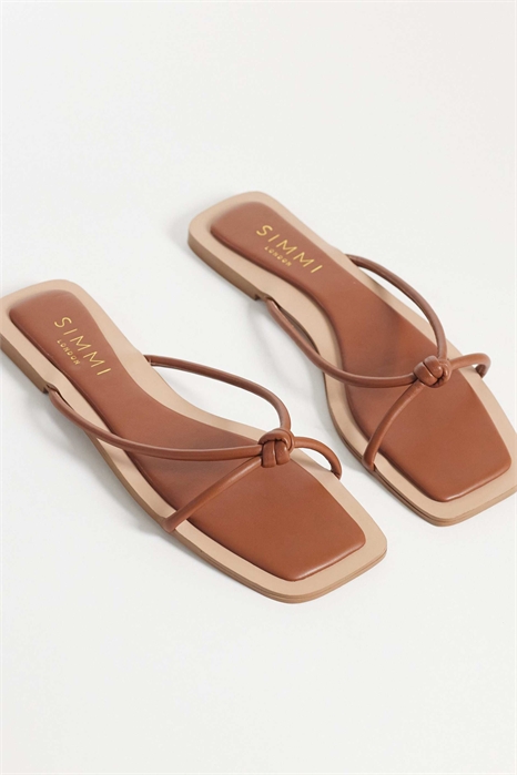 Босоножки Simmi London с завязками в стиле «кола» артикул 154231299