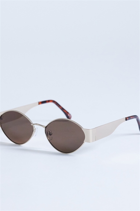 Солнцезащитные очки с металлической оправой «Кипр» артикул 152670996