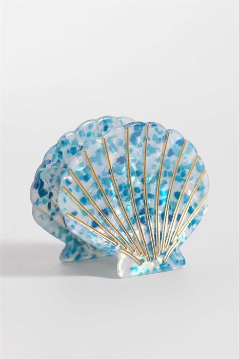 Заколка для волос с пластиковым корпусом в стиле Ривьера артикул 154316238