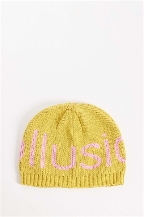 Шапка с логотипом, связанная крючком артикул 154588059