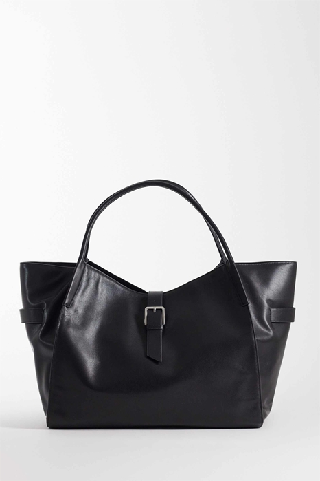 Большая городская сумка из 100% кожи артикул 155672827