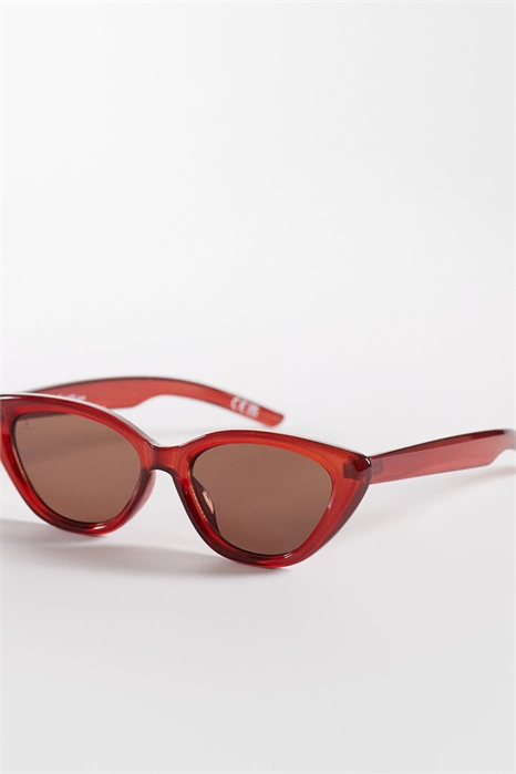 Очки в стиле «кошачий глаз» с массивной оправой артикул 153052919