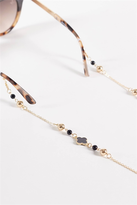 Цепочка для очков с подвеской в виде клевера артикул 153052936