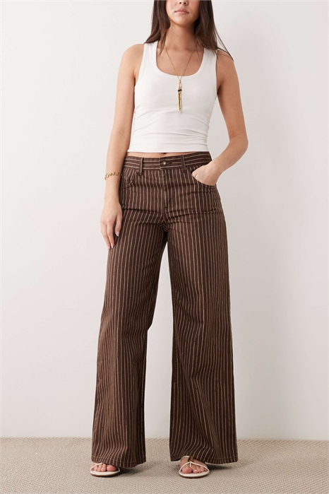 Джинсы прямого кроя из 100% хлопка от Florchi артикул 156113690