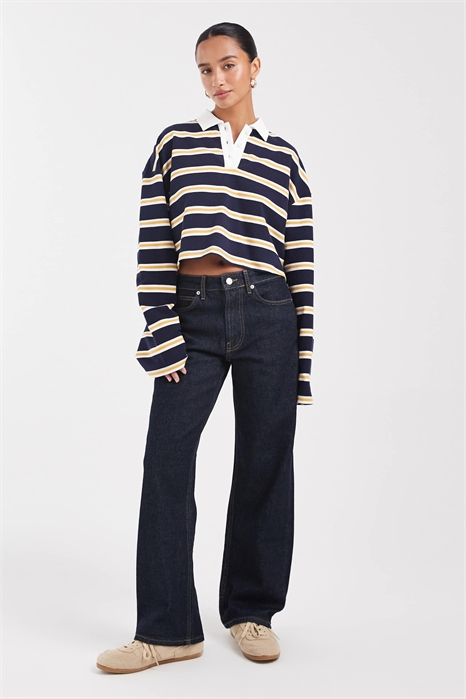 ASOS DESIGN: Удобные джинсы с прямым кроем и эластичным материалом для миниатюрных девушек артикул 150669488