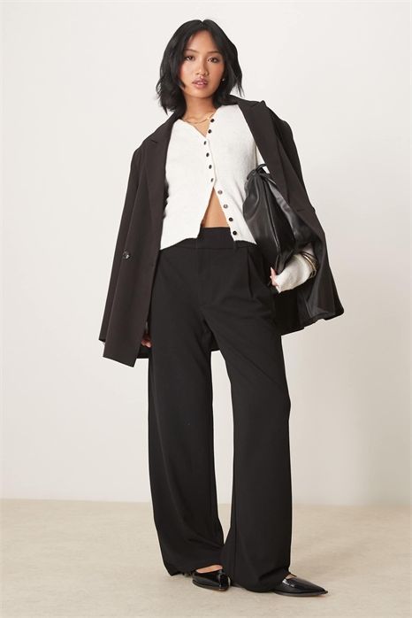 Брюки с широкими брючинами артикул 140796992