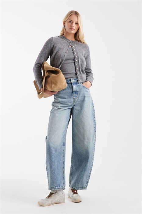 ASOS DESIGN — джинсы-бочки с высокой талией для высоких артикул 147695168