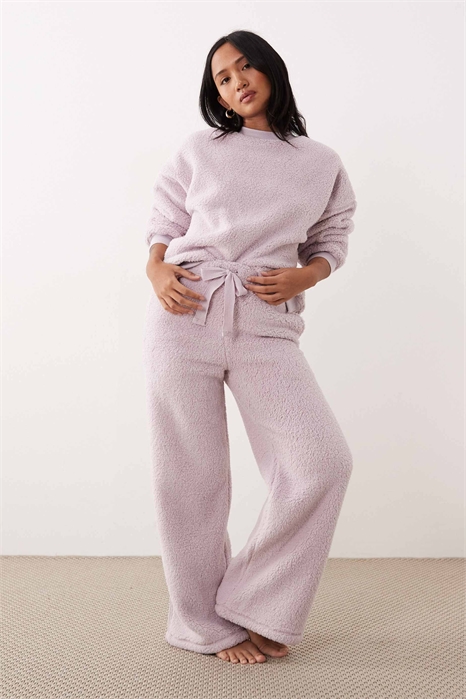 Комплект из свитшота с круглым вырезом и широких брюк от ASOS DESIGN Petite артикул 148517957