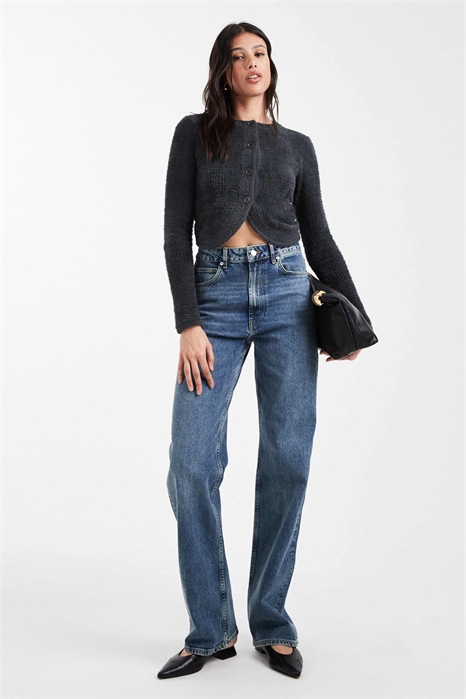 ASOS DESIGN — джинсы с прямым кроем, эластичные и удобные, для высоких артикул 150602164